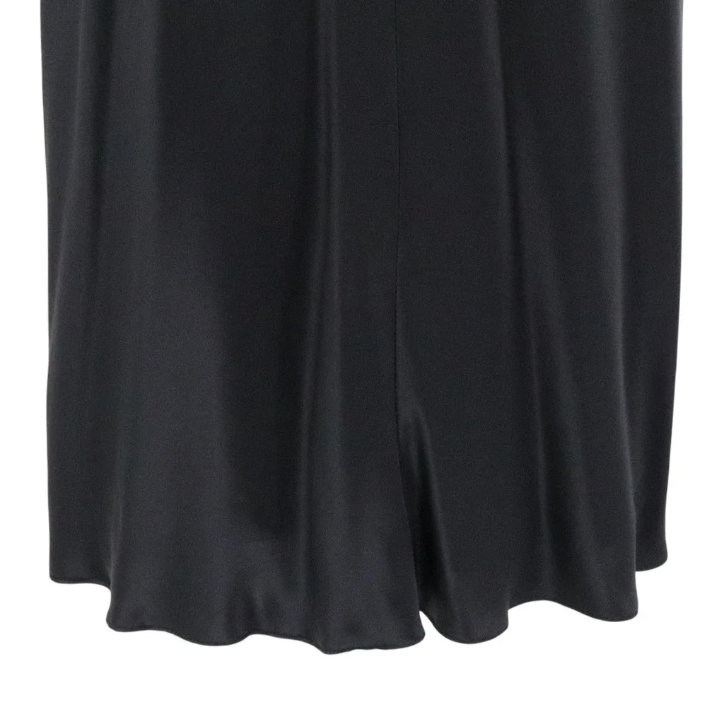 Rimini by‎ Shaw Silk Midi Slip Dress Cowl Neck Black Size 8 - Picture 7 of 10